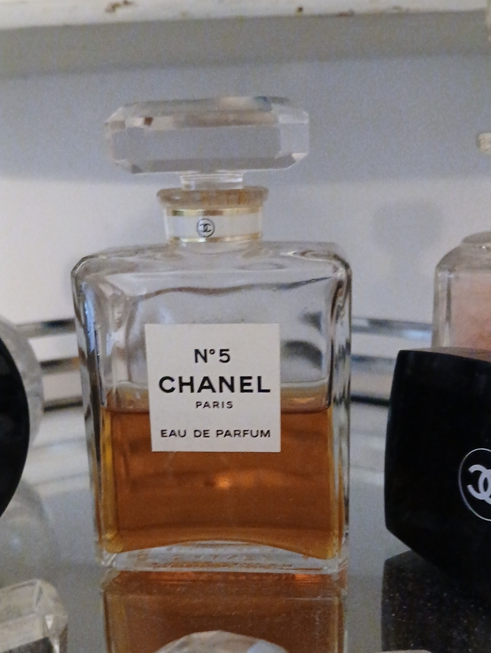 CHANEL N°5 Eau de Parfum Bottle with Amber Liquid